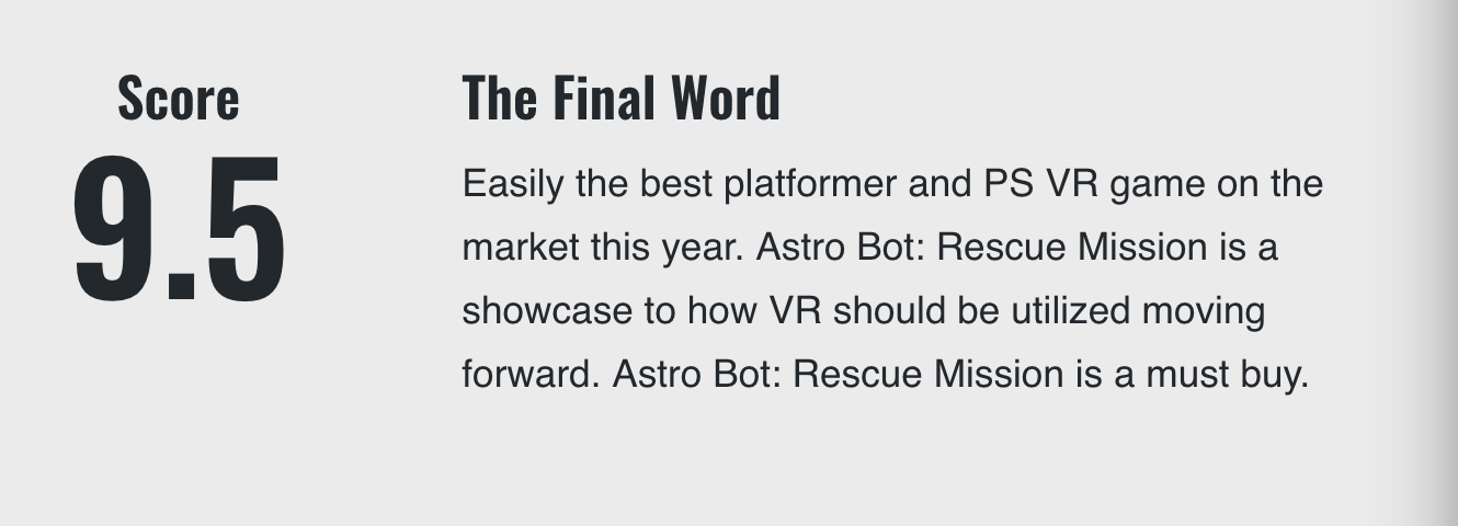 这款作品也许将定义 VR 游戏品类