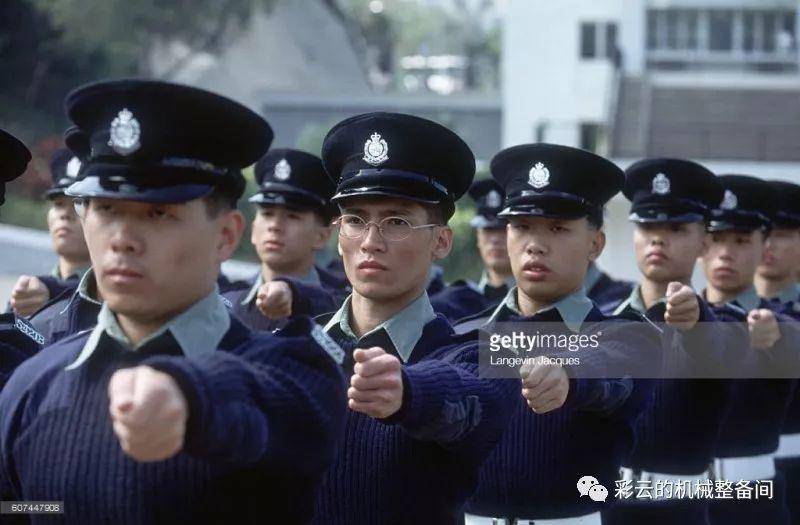 老照片：1993年香港警察学院的学员
